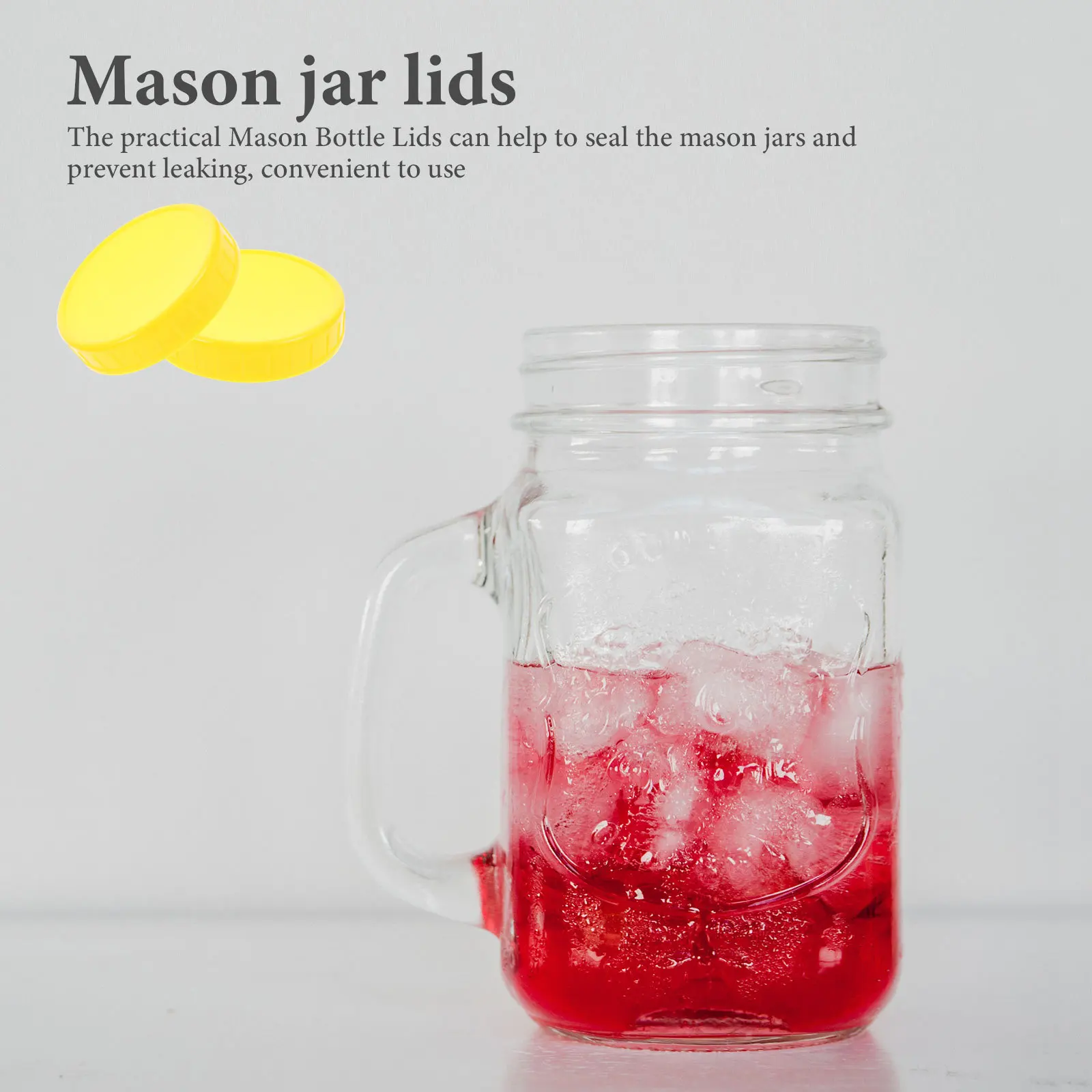 

10Pcs Plastic Jar Lids Mason Wide Mouth Reusable Bottle Covers Leak Proof Storage Caps Sealed Jar Covers Wide Mouth Canning Lids