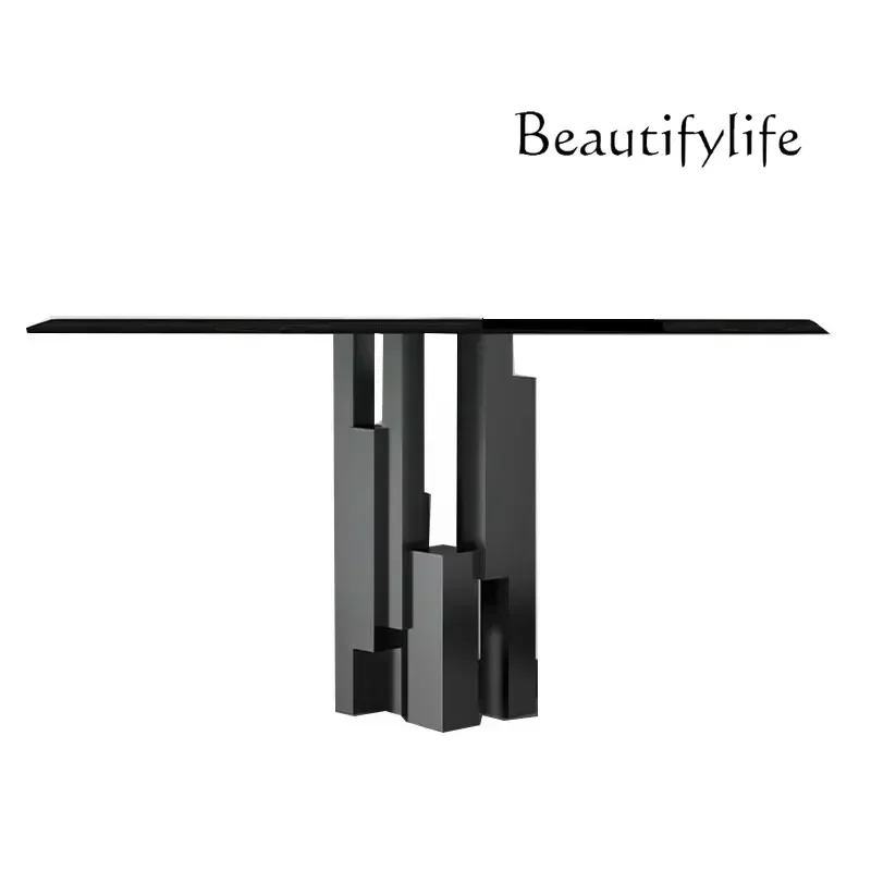 Q Smart Home Design Rectangular Coffee Tables Black Minimalist Italian Modern Coffee Tables Premium Unique Mesa Auxiliar Salon H