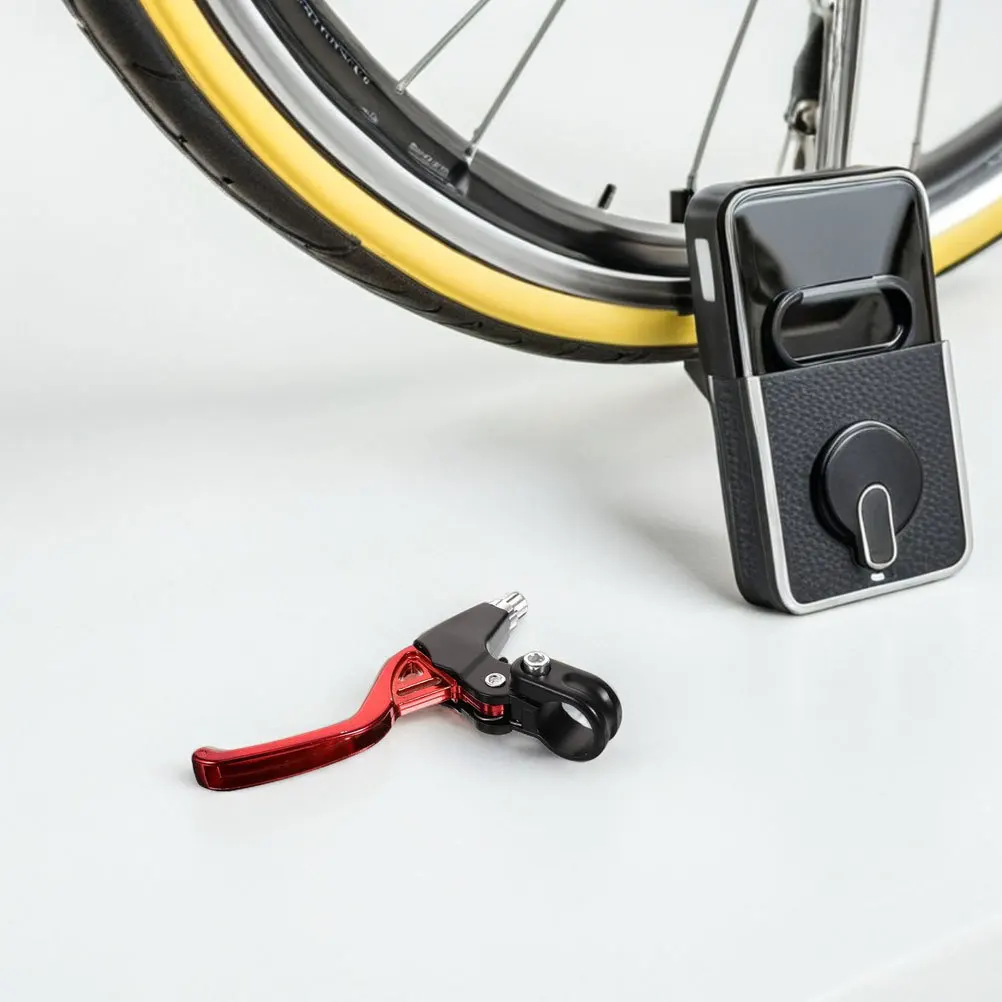 

2Pairs Mountain Bike Brake Lever Aluminum Alloy Lightweight Foldable Kids Bike Handlebar Brake Handles Replacement Parts