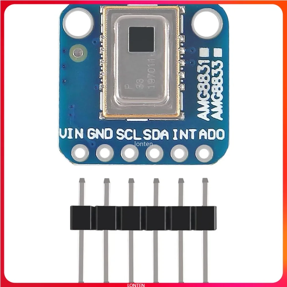 

AMG8833 8 * 8 IR Thermal Camera Sensor Breakout Imager Array Temperature Sensor Module LT-HG0170