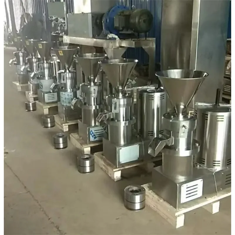 Commercial Colloid Grinding Machine Tahini Peanut Butter Making Machine Stainless Steel Nut Butter Processing Equipment