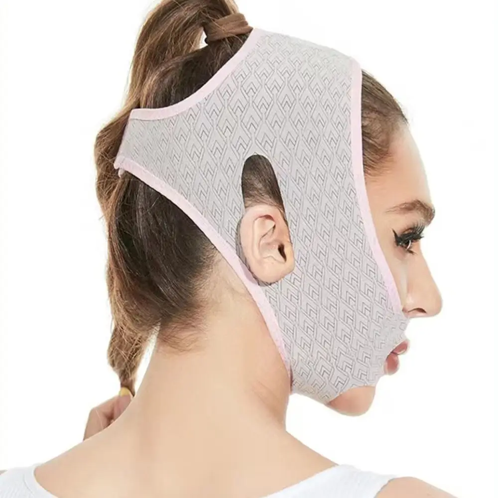 Ohio eur facial en forme de V, outils de soutien du visage, bande de levage des joues, bandage amincissant, sangle anti-déformable