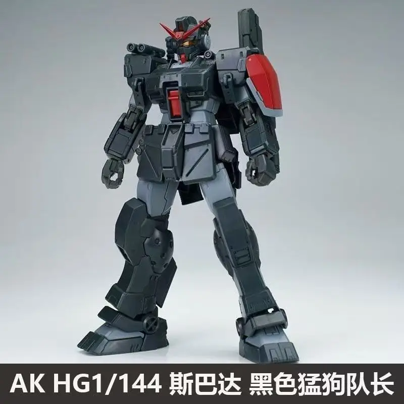

In Stock AK Model 1/144 HG RGM-79S GM Spartan Black Dingo Assembly Model Kit Action Figure Custom Plastic Model Toy Gift