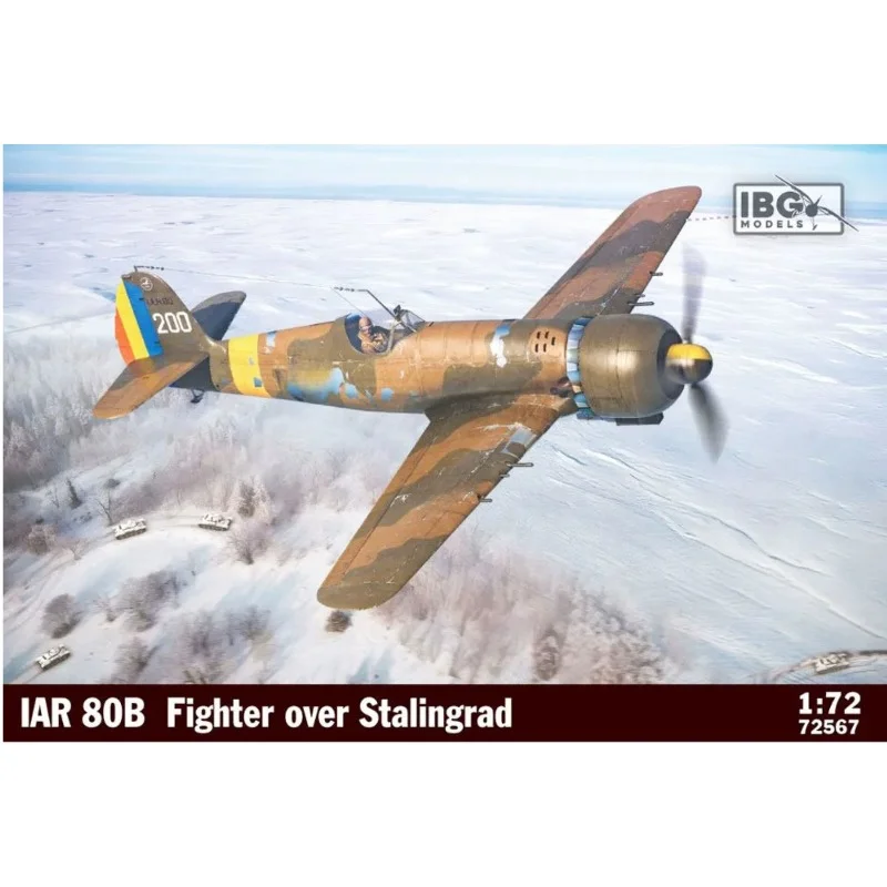 ibg-72567-1-72-iar80b-スターリングラード上空戦闘機-軍用機-プラスチック組み立てジオラマモデルキット
