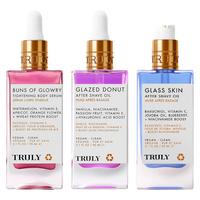 TRULY After Shave Oil Strawberry/Apple /Donut For Smooth Skin Moisturizes Soft Deep Hydration Reduce Redness Irritation 90ML
