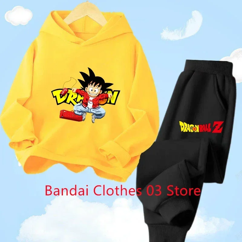 

Boy 2024 Baby Spring Clothes Set Sweatshirt for Children Girl Dragonball Hoodie 2 to 12 Year Tops Outerwear Clothing Mother Kids