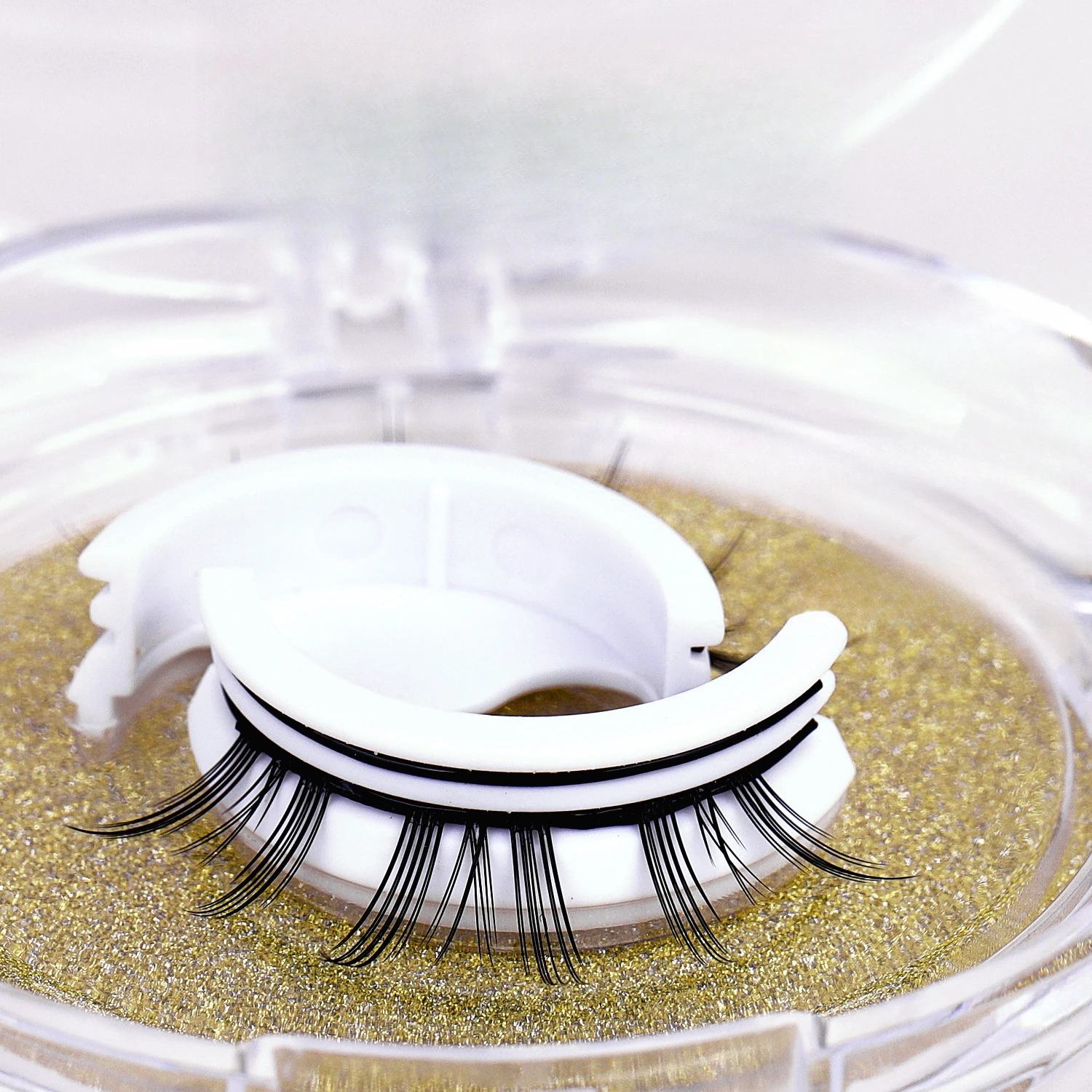 3D ミンク再利用可能な自己粘着つけまつげナチュラルカーリー厚いうっすらまつげ再利用可能なまつげエクステンション美容用品