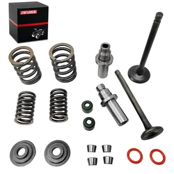 ntake Exhaust Valves with Seals Spring & Valve guide Kit Compatible for Honda XR100R XR80R