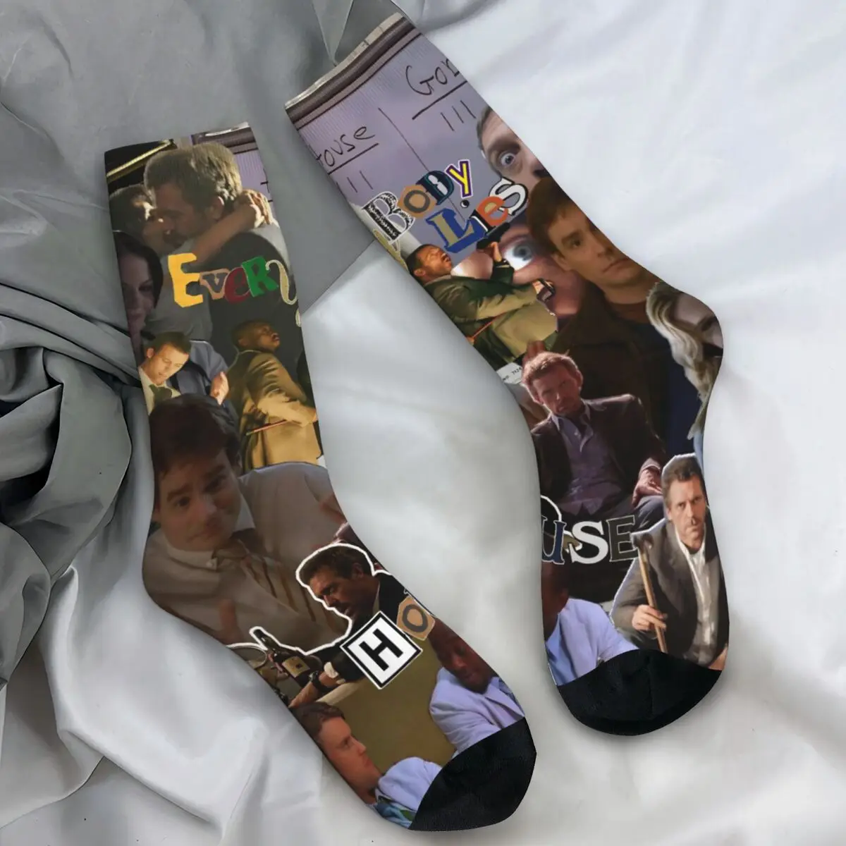 للجنسين الجوارب الدكتور غريغوري هاوس هاوس MD جوارب التلفزيون الأمريكية الشتاء مضحك جودة الجوارب تشغيل الرياضة عدم الانزلاق الجوارب #1