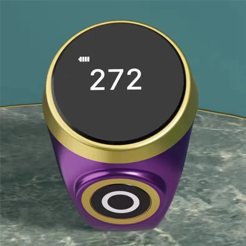 A60F-Hand Press Electronic Digital Counting Counter Ethnic Style Portable Points Rechargeable Ring Ring Idea Tally Counter
