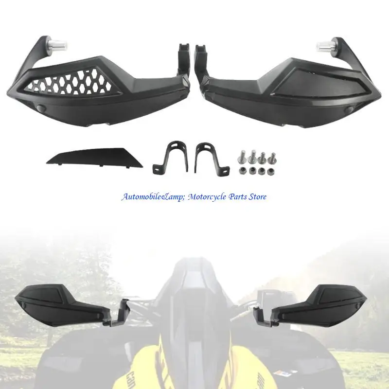 

H7BD ATV Hand Guard Handlebar Guard Protectors for Can 450 500 650 800 Wind Deflector Handguards Handlebar Accessory