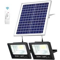 Solar LED Light Outdoor Super Bright Solar Spotlight IP67 Waterproof Solar Street Light Outdoor Floodlight Pathway Garden Light