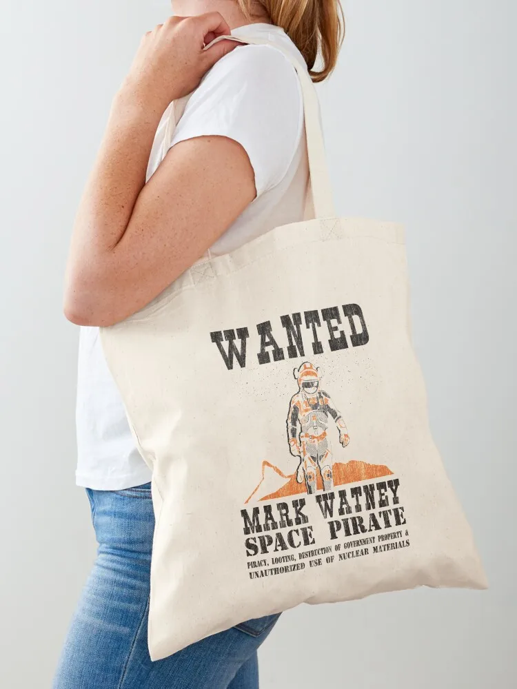 

Wanted! Space Pirate Tote Bag reusable grocery bags shopper bags for women tote bag women Women's bag