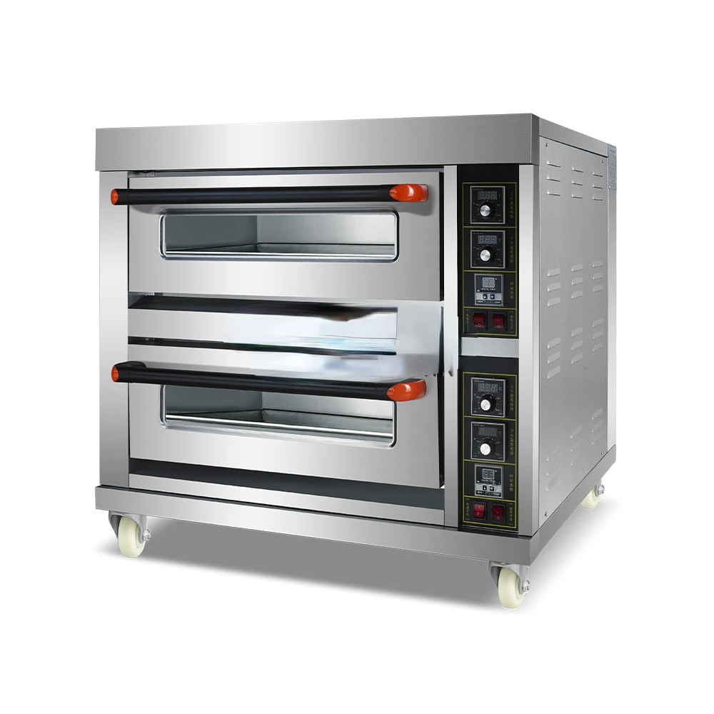 Electric High Quality 2 Deck 2 Trays Bakery Oven Electric Bread Commercial Convection Oven Equipment For Bakery