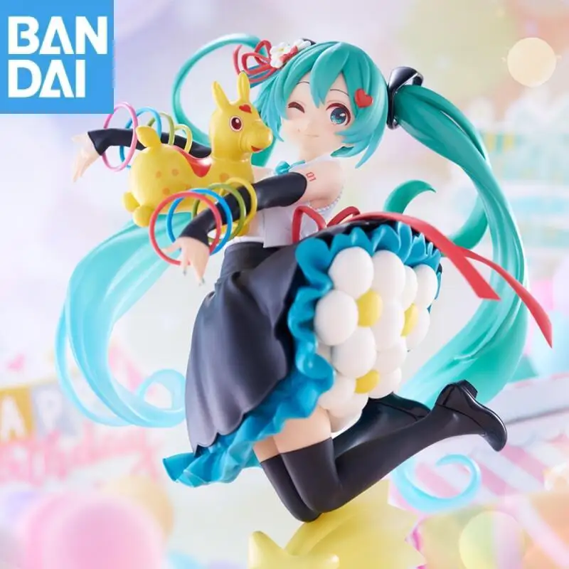 

In Stock Bandai Hatsune Miku X Rody Gymnic Model Collection 39Th Anniversary Action Figuirne Ver.pvc Anime Figure Model Toy Gift