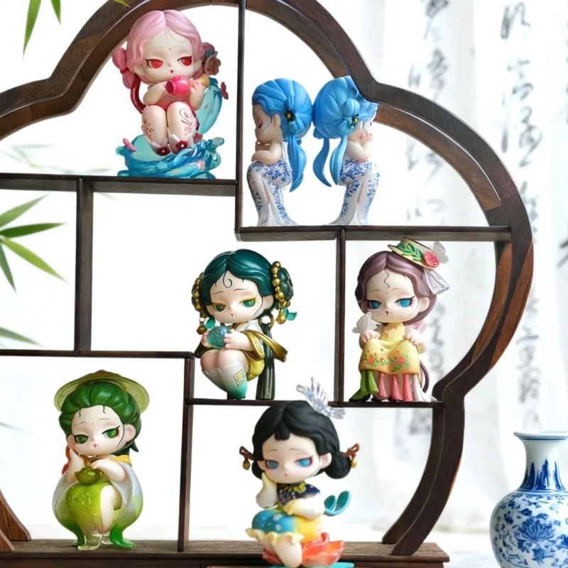 

Аутентичная серия Shyi When Is The Time To Return, слепая коробка, винтажный стиль, аниме-фигурка, декоративный рождественский подарок, загадочная коробка