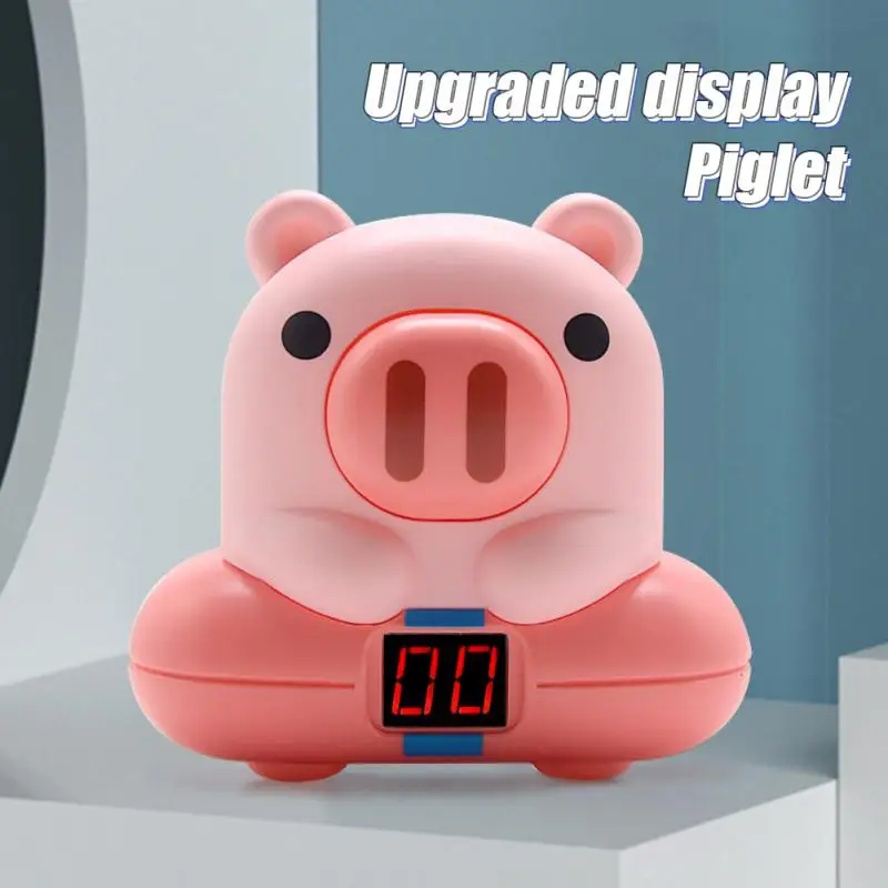 Counter Plastic Cute Intelligent Training Cartoon Led Display Birthday Gift Children Height Touch Device Voice Broadcast