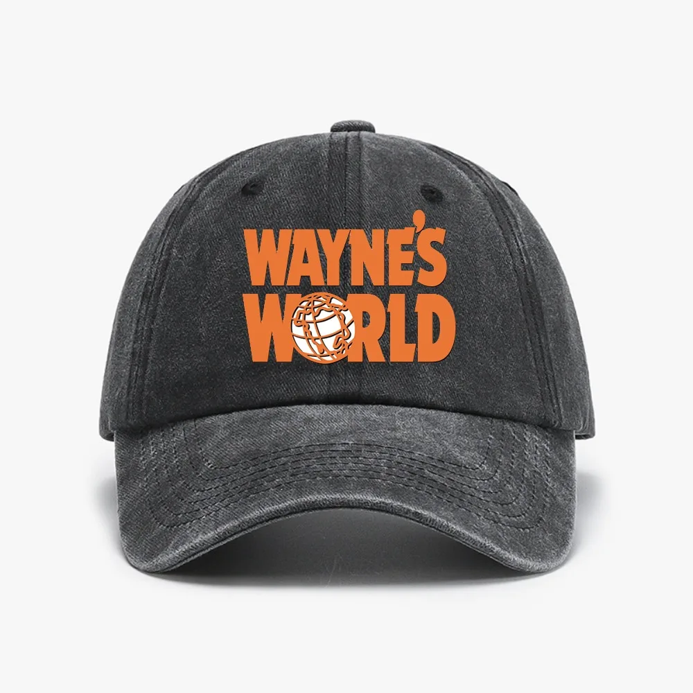 

Waynes World Baseball Cap Popular Comedy Kpop Rock Trucker Hat Breathable Unisex Men Fashion Distressed Washed Baseball Caps