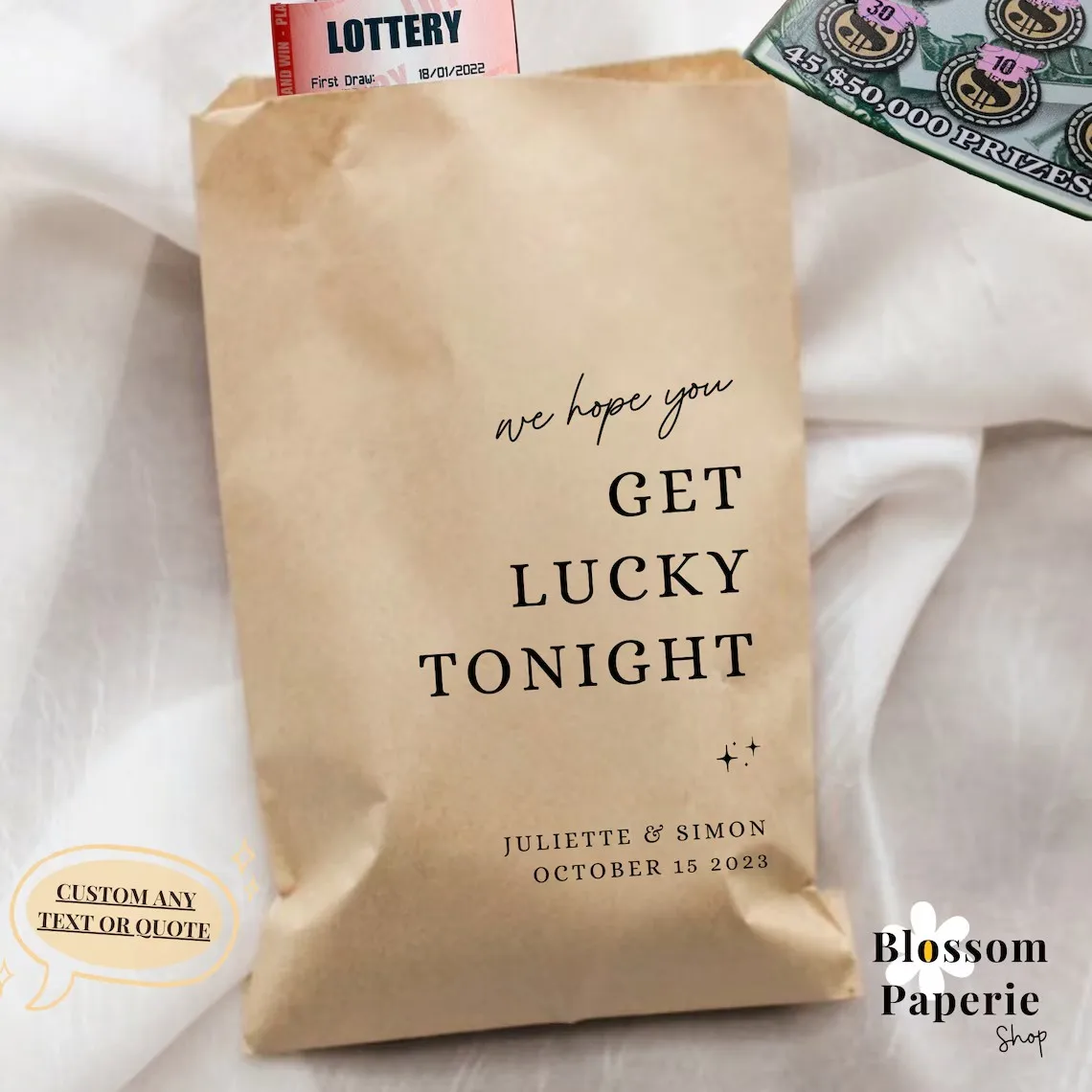 Lottery Wedding Favor Bags Lotto Ticket Wedding Favors Get Lucky Tonight Lottery Bags Wedding Scratch Off Party Scratcher Lotto