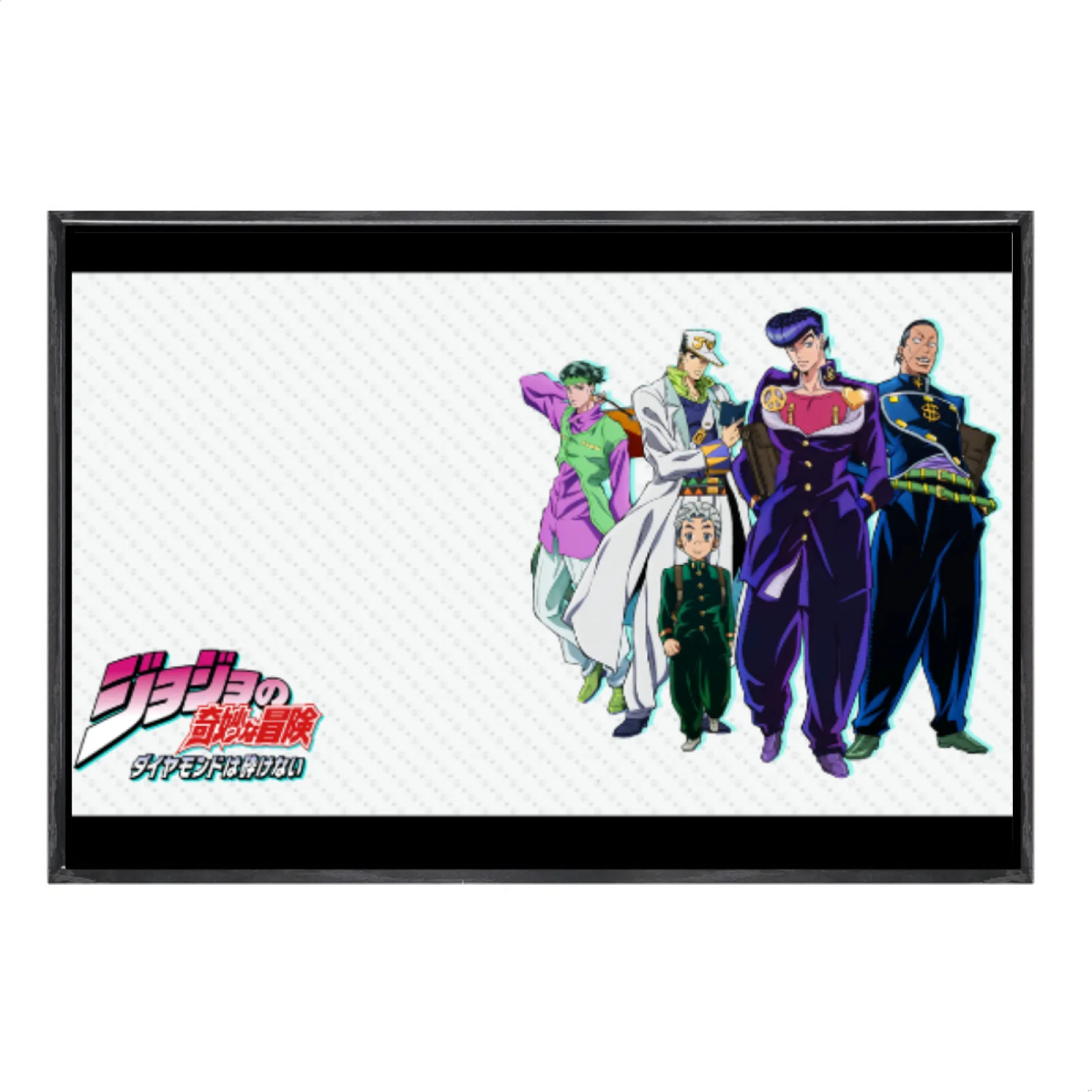 

Японская манга «Невероятные приключения Джоджо», многоразмерный холст, постер в двойной рамке, настенное искусство, домашний декор, домашний декор