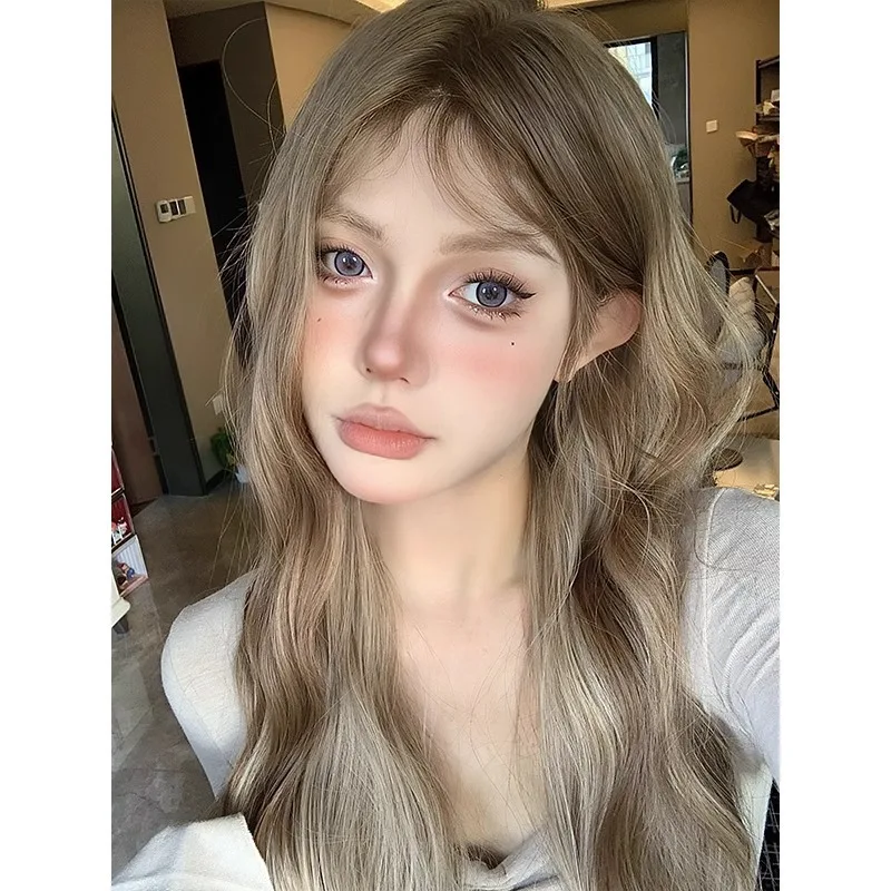 

Synthetic Long Wavy Wig Natural Looking Lace Front Full Head Hair Replacement for Women Daily Fashion Party Cosplay