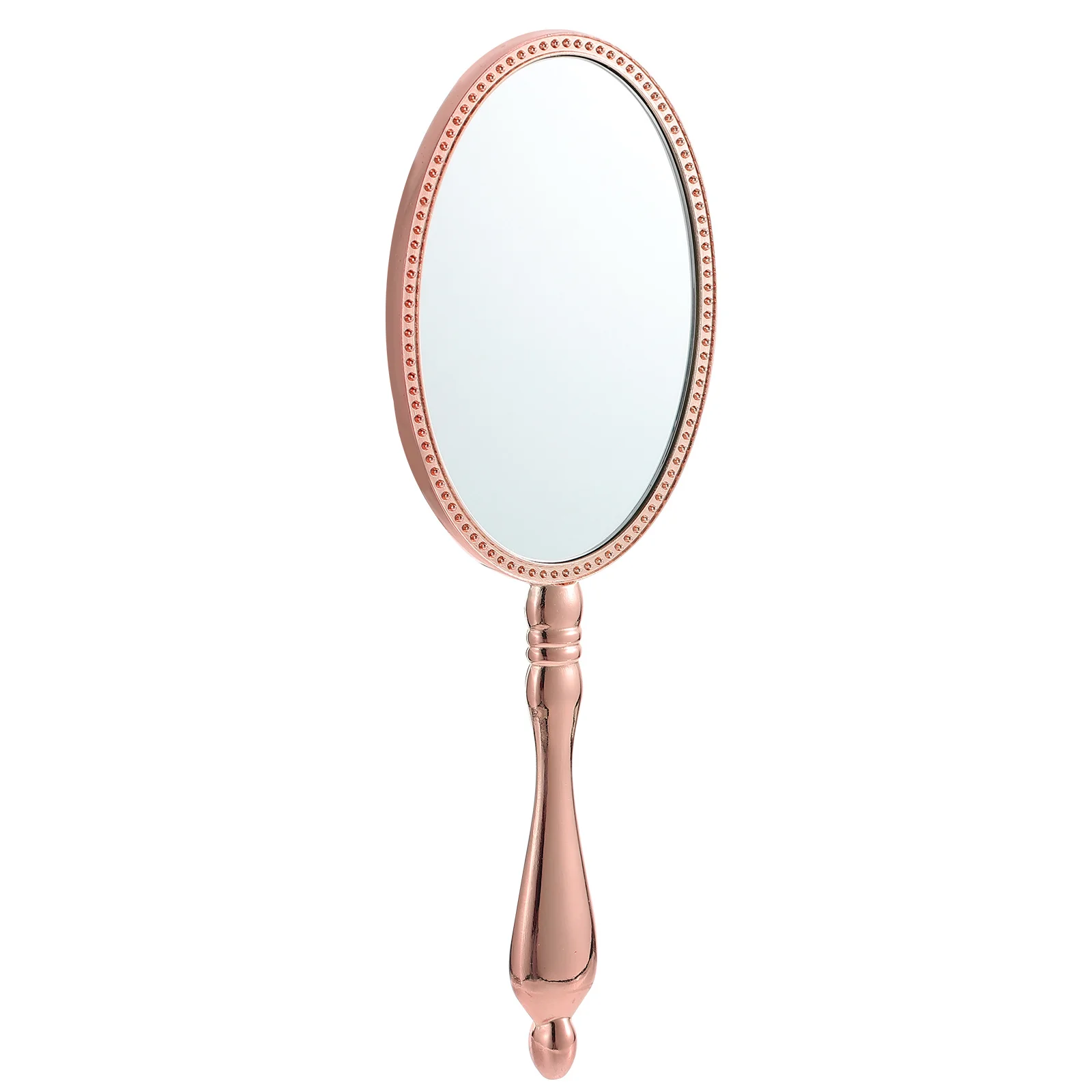 Handheld Mirror Vintage Style Premium Zinc Alloy Practical Gift for Women Friends Family Coworker Retro Hand Mirror