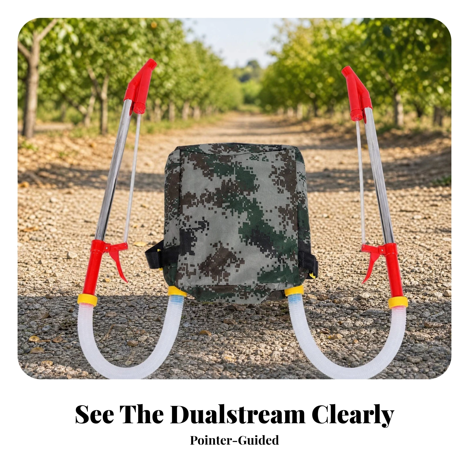 Backpack Fertilizer Applicator with Dispensing Rods Manual Spot Feeding Tool for Cornfield Vegetable Garden Top Dressing