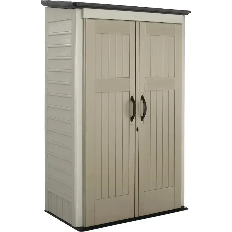 Resin Vertical Outdoor Shed  Outdoor Storage Shed Double-wall Resin Construction Sheds for Storage