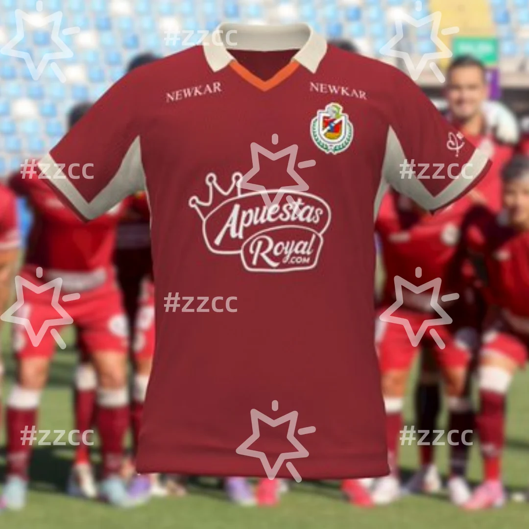 Conjunto de entrenamiento de la camiseta de fútbol local de La Serena 25-26, camiseta deportiva de verano para hombre, ropa para niños, camiseta para mujer, camiseta de surf ﻿