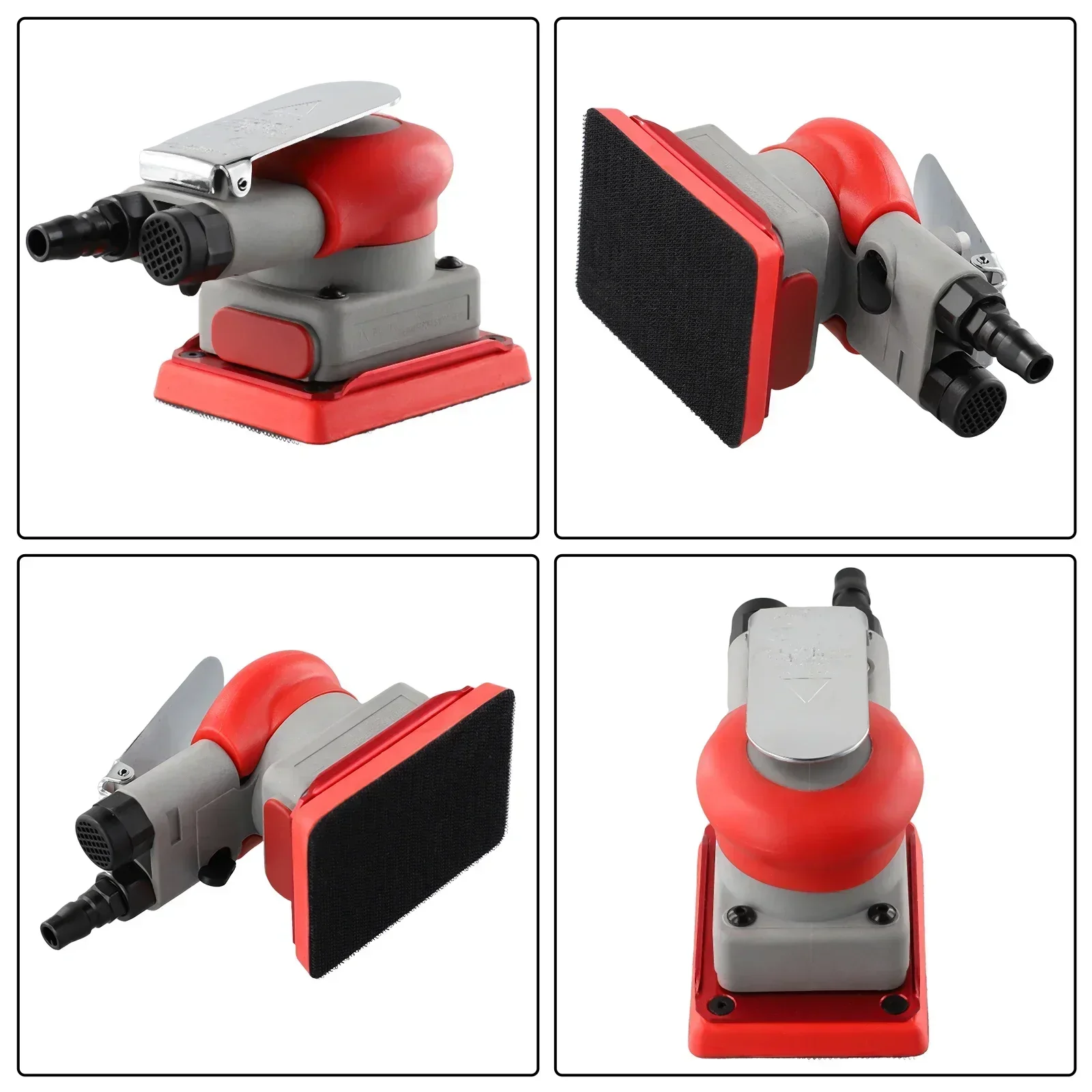 Polishing Tools Pneumatic Sander Metal Grinding Wood Grinding Woodworking Tools 1/4 Inch Air Inlet Joint Finishing Sander