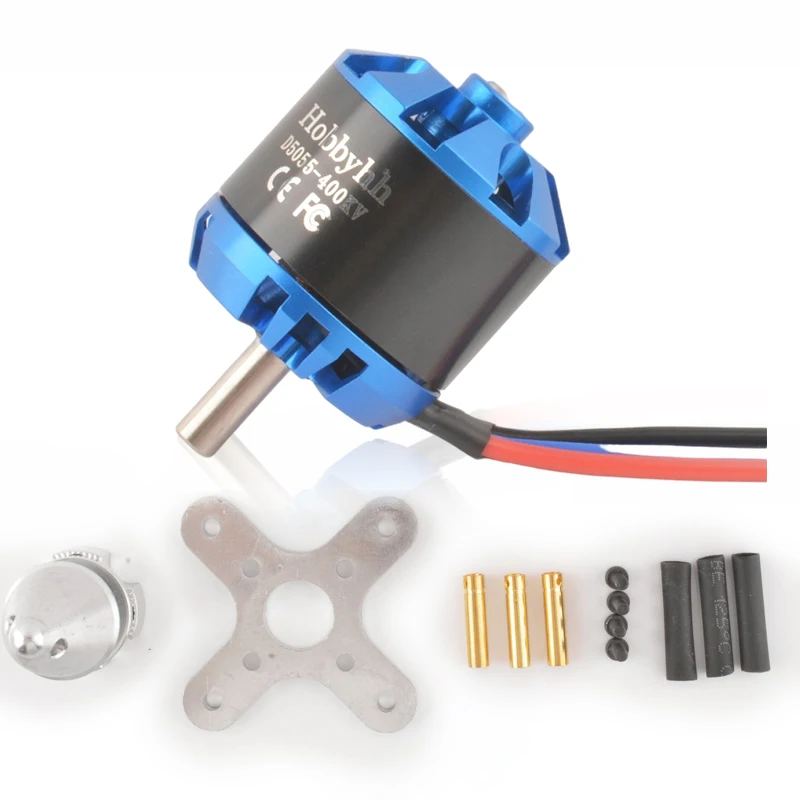 

Hobbyhh Model Brushless Motor 5055-400KV 1420W High Efficiency with 4.0mm Banana Plug for Aircraft Plane Upgrade Parts