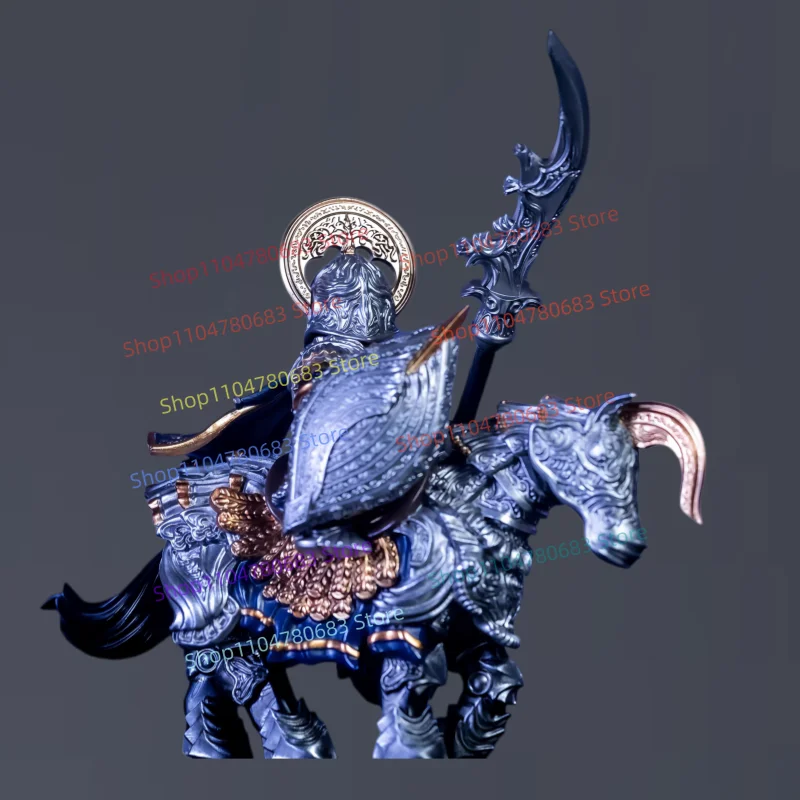 MOC Building Blocks Minifigure Sacred Tree Knight War Horse Armor Accessories Ornament Collection Assembly Model Toy Gift