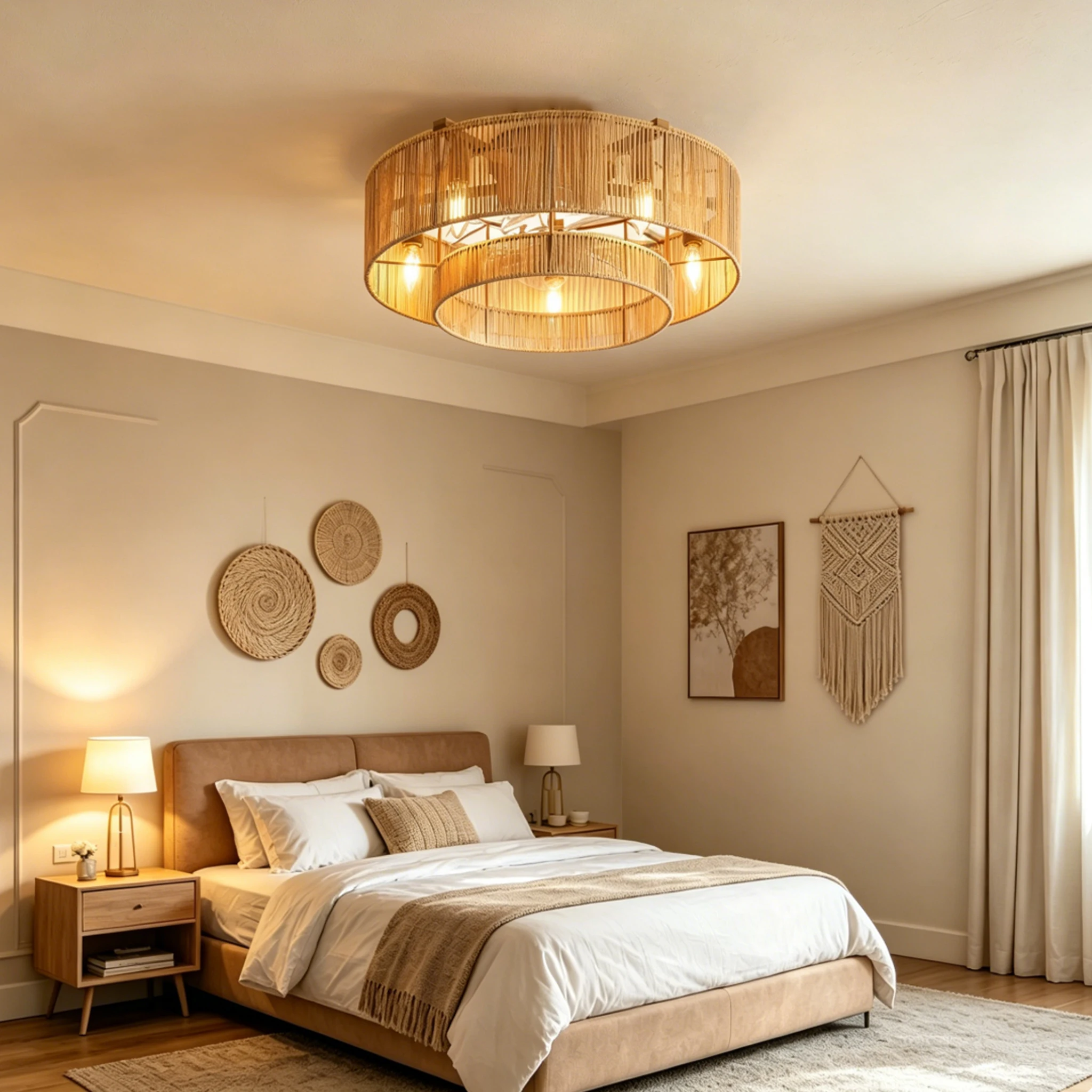 20-boho-rattan-ceiling-fan-with-light-remote-control-2-tier-woven-caged-flush-mount-ceiling-fan-for-bedroom-nursery-living-room