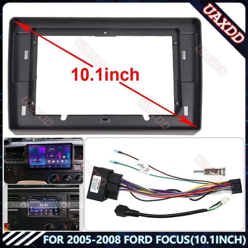 FOR 2005-2008 FORD FOCUS 10.1INCH Car Radio Android Stereo audio screen multimedia video player navigation cables Harness