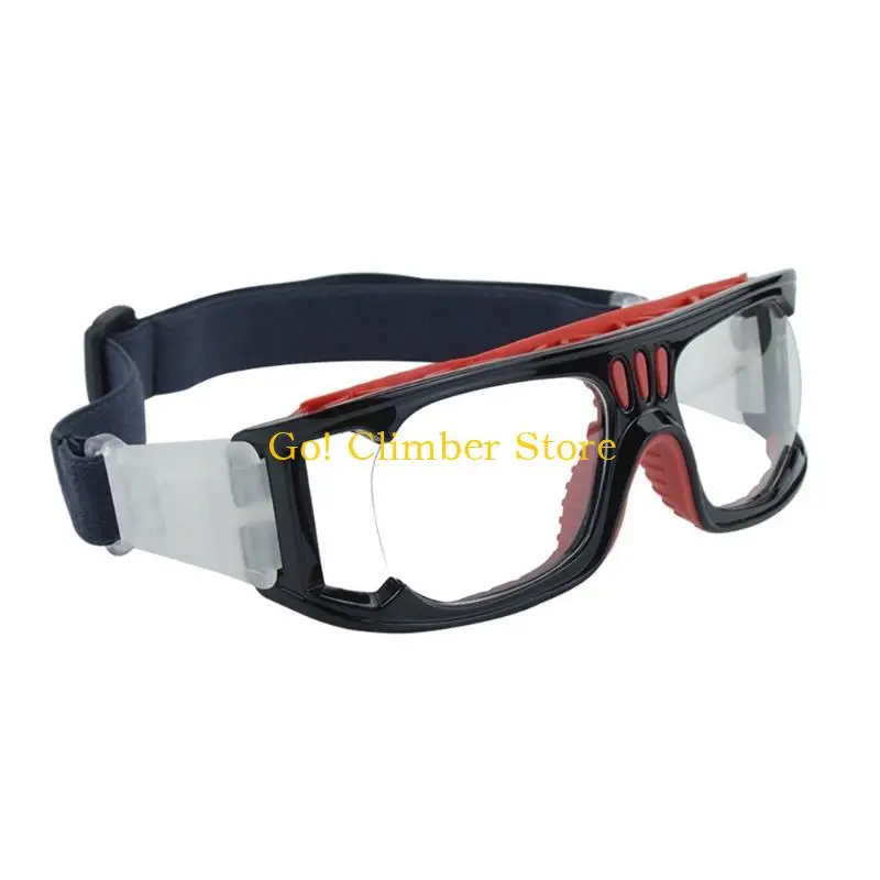 Q84c crianças óculos proteção do esporte basquete futebol esportes óculos proteção óculos segurança anti-nevoeiro lente