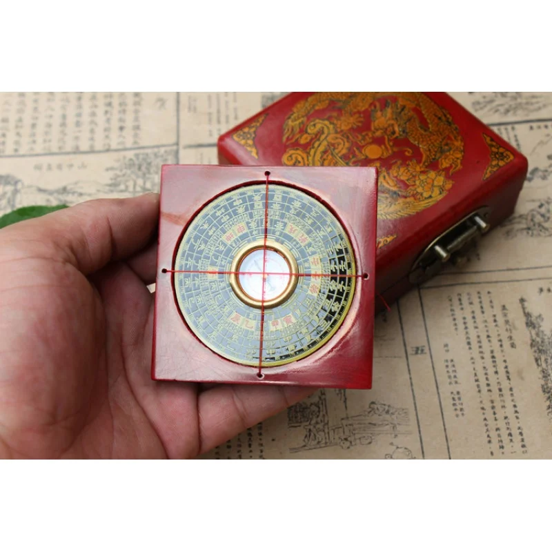 

Tong sheng2Inch8Layer Integrated Compass Precision Bakelite Compass Omen Compass with Eight Trigrams Pure Copper Panel Compass