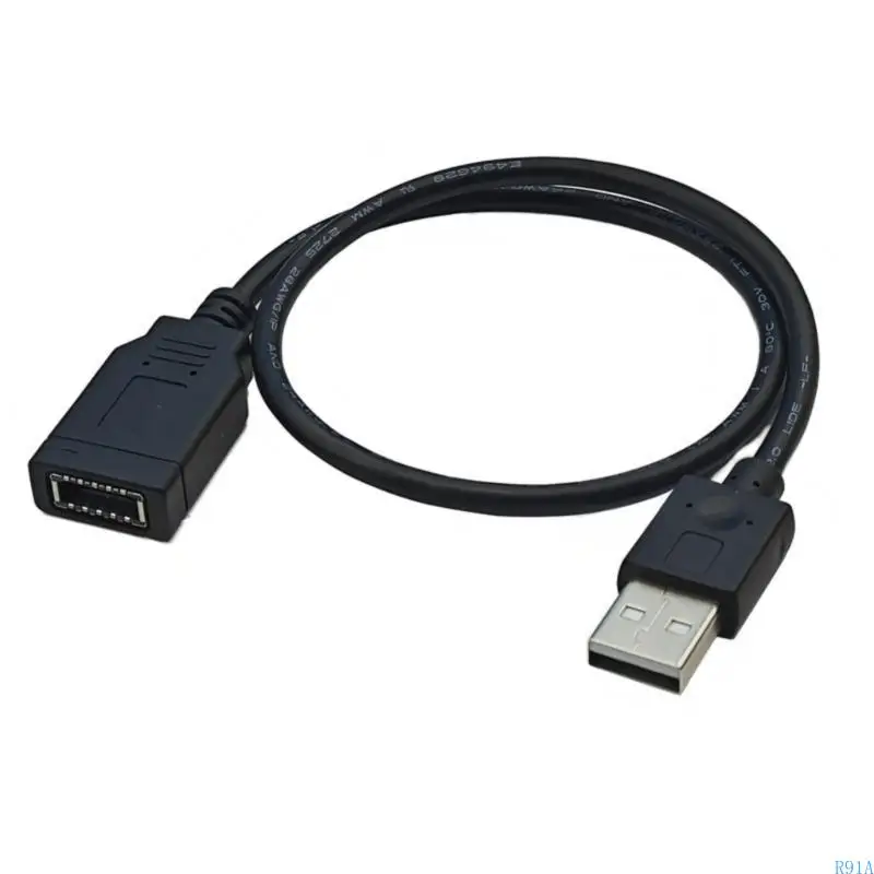 R91A Fast Speed USB A 2.0 to Type E (Type C Front End) Panel Cable 40cm / 15.75inch