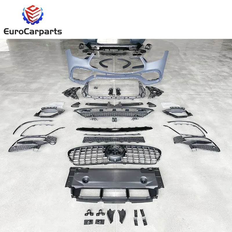 20-23y GLE class W167 C167 upgrade to 63 car body kits auto  parts system bumpers for Mercedes  