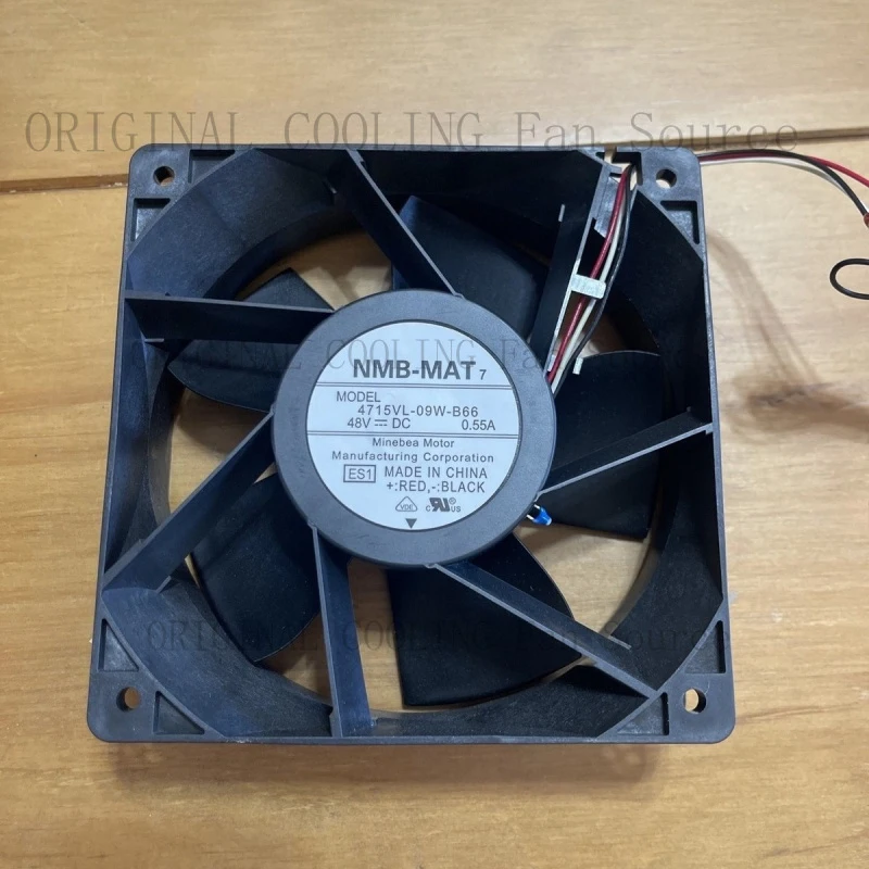 

B+ 5pcs FOR NMB-MAT 4715VL-09W-B66 DC 48V 0.55A 120*120*38mm Heatsink Cooling Fan