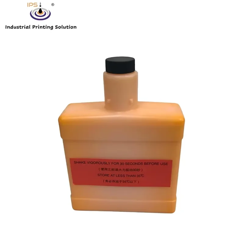 HCY Compatible 302-1010-001 Citronix Yellow Pigment MEK Makeup Fluid 750ml Without RFID Tag or Continuous Inkjet Printer