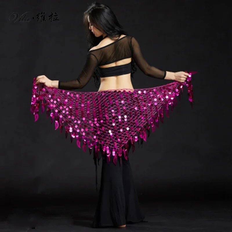 Mermaid Sequin Belly Oriental Eastern Dance cinture costumi per le donne Bellydance Hip sciarpe sciarpa danza Indian Waist Chains