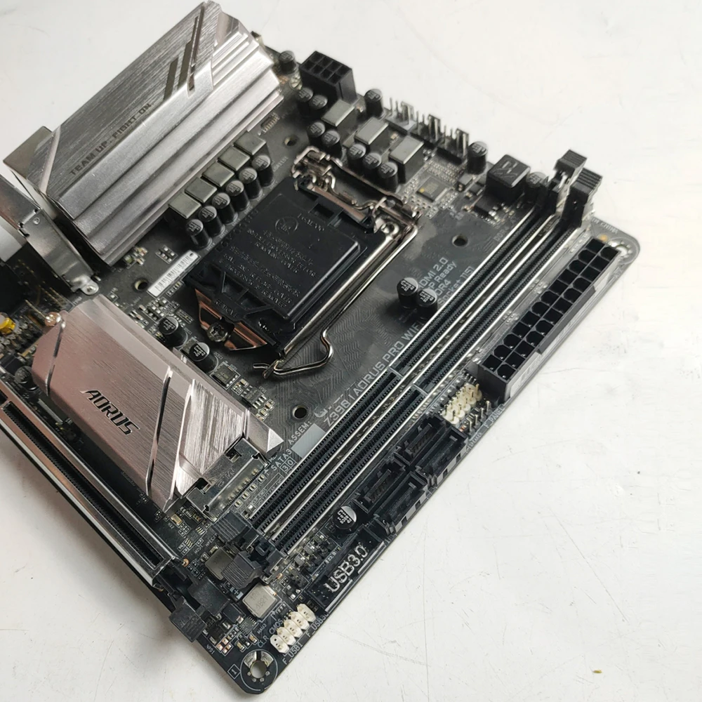 Imagem -03 - Aorus Pro Wifi para Gigabyte Lga 1151 Ddr4 32gb Pci-e 3.0 Mini-itx Desktop Placa-mãe de Alta Qualidade Navio Rápido Z390 i