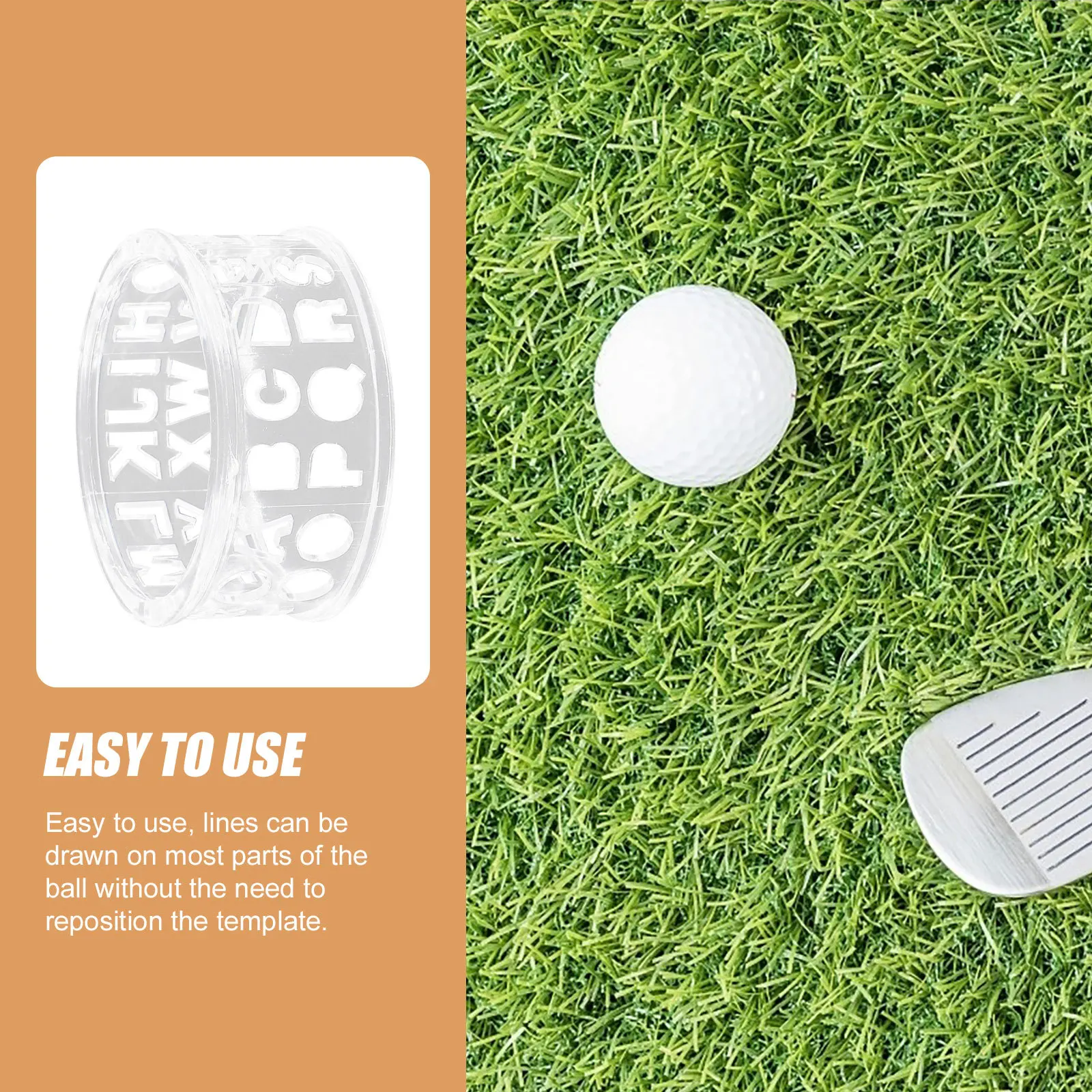 4 قطعة كرة جولف محاذاة الرسم أداة مجموعة أقلام تحديد دائم لإعداد النار الدقيق وسم الكرة مريحة كرات الغولف بطانة