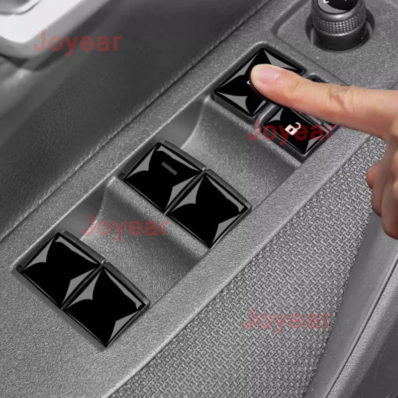 

For Toyota Corolla Cross 2023 Car Door Switch Central Control Button Key Sticker Patch Interior Protection Decoration Cover