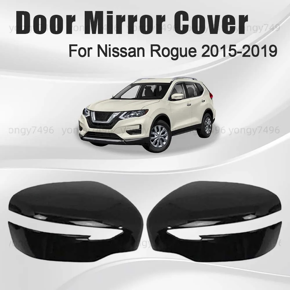 

Car Upgrade Glossy Black Carbon Fiber Door Mirror Cover For Nissan Rogue 2015 2016 2017 2018 2019 Car Rearview Accessories