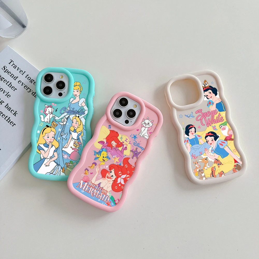 Disney Princess Phone Case for OPPO A7 A9 A15 A16K A17 A31 A38 A53 A54 A55 A57 A58 A74 A76 A79 A92 A98 4G 5G Cover