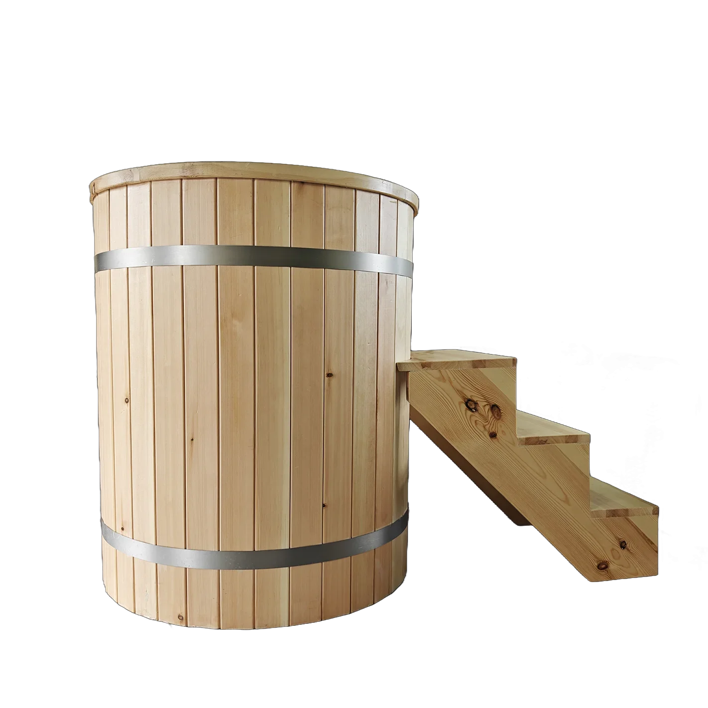 Baignoire Isotherme en Bois, 93.Extérieur, 100cm, Bain de Glace, Température la Plus Basse