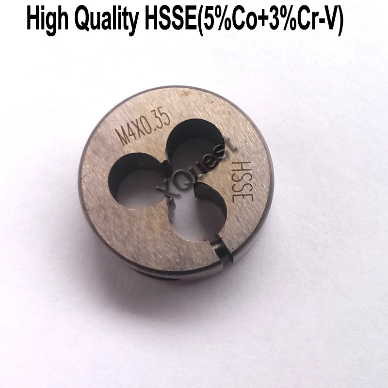 XQuest HSSE Round Split Die M7 M8 M9 M10 Metric Fine Thread cutting Adjustable dies M11 M12 M14 M16 X2X1.5X1 for stainless steel