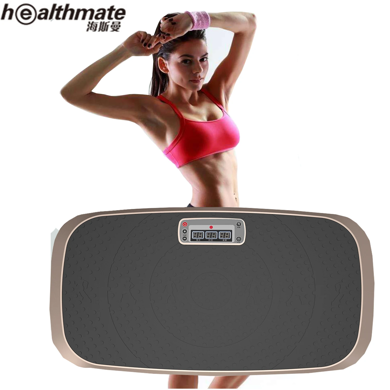 

500W Fitness Body Shaper Full Body Vibration Platform crazy fitness massage