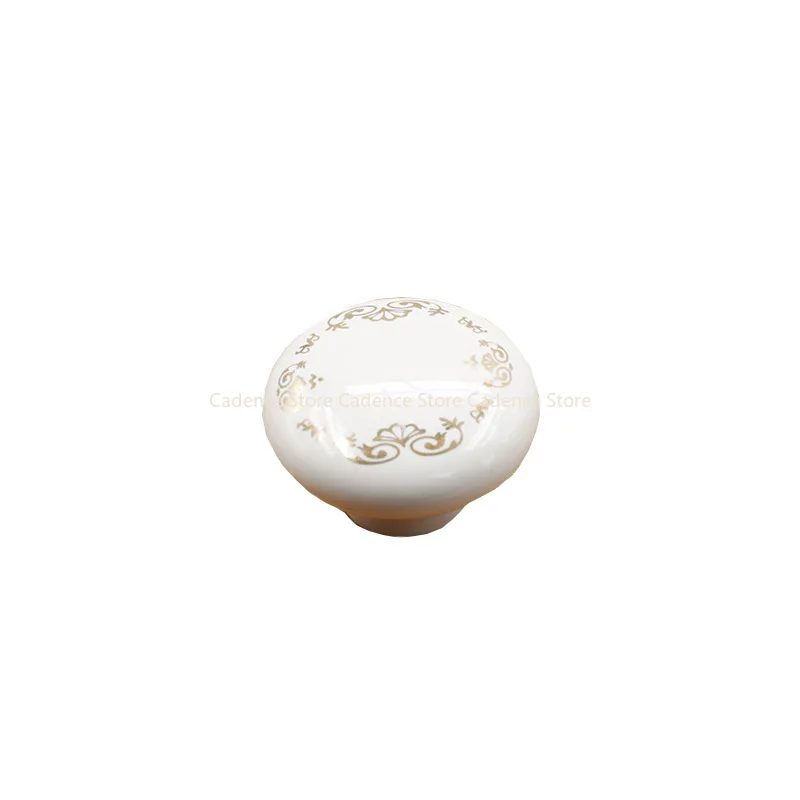 2 قطعة الأوروبي البرونزية السيراميك مقابض للخزانة سبائك الزنك مقابض أدراج خزانة مقابض الأبواب الأثاث مقبض 76 مللي متر #5